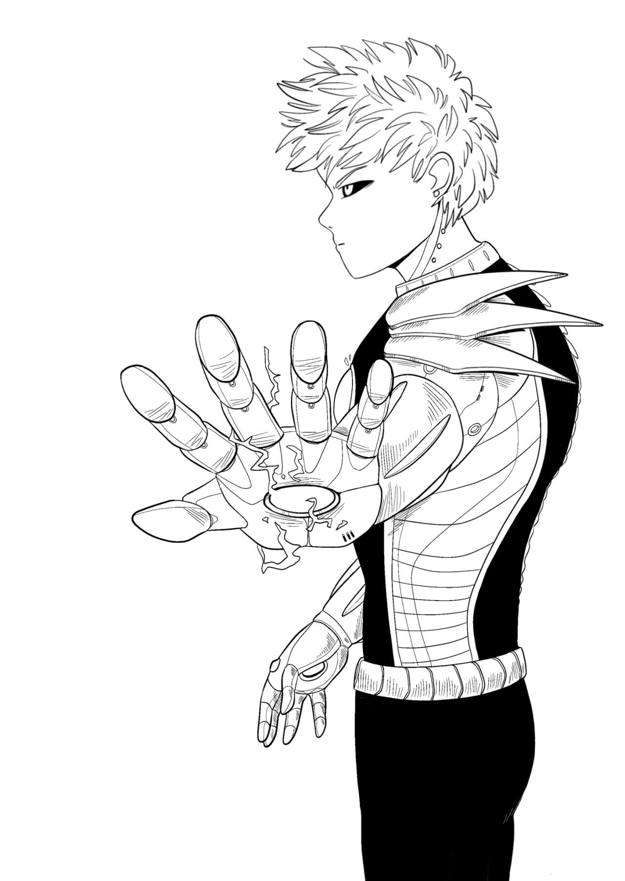 Dibujo de Genos Normales para Colorear