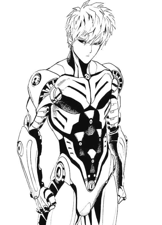 Dibujo de Grandes Genos para Colorear