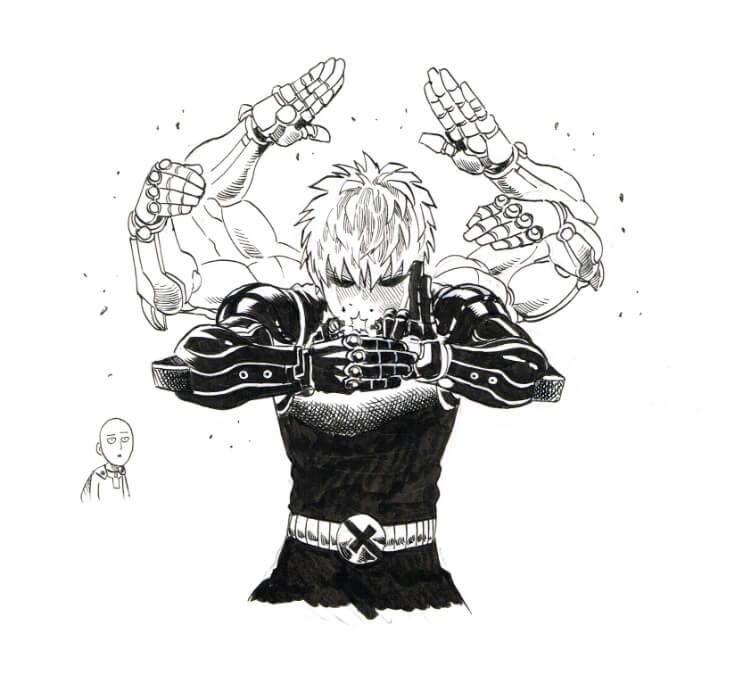 Dibujo de Super Genos para Colorear