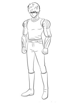 Dibujo de Triste Genos para Colorear