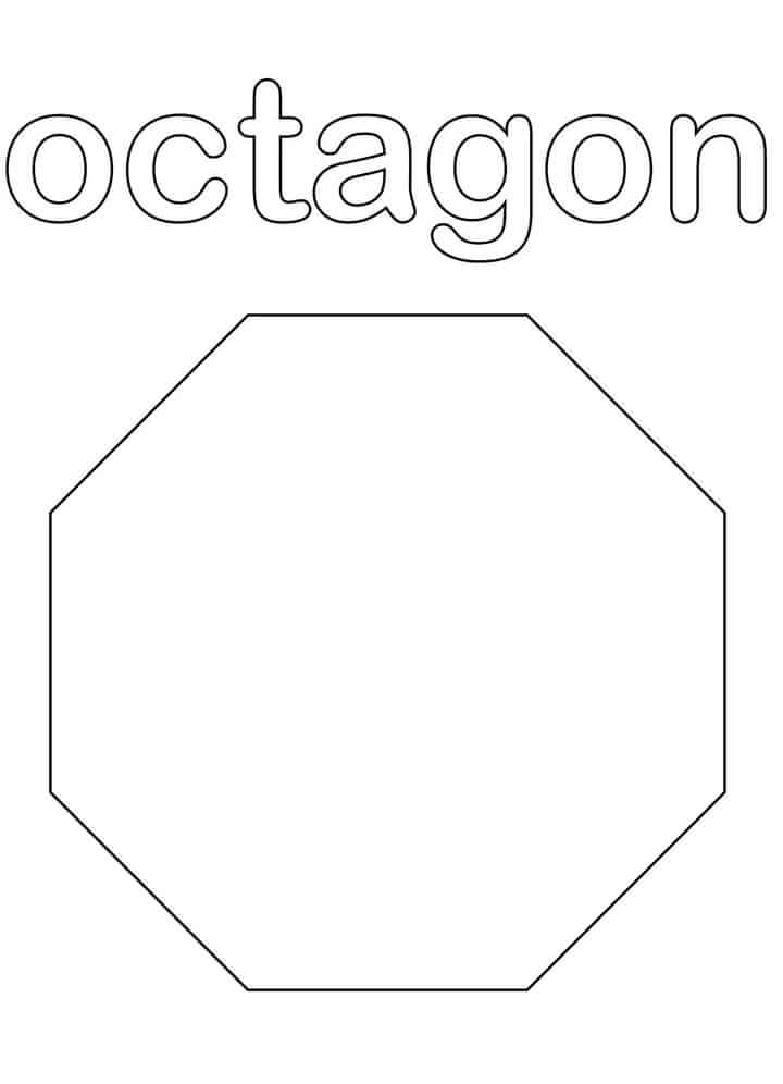 Dibujo de Octagon para Colorear