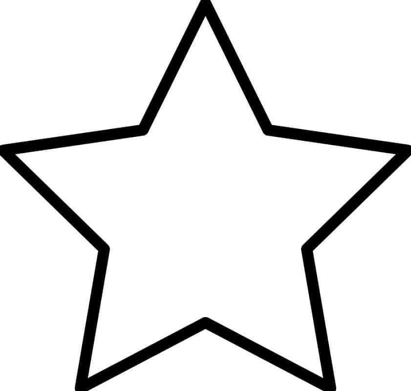 Dibujo de Estrella 2 para Colorear