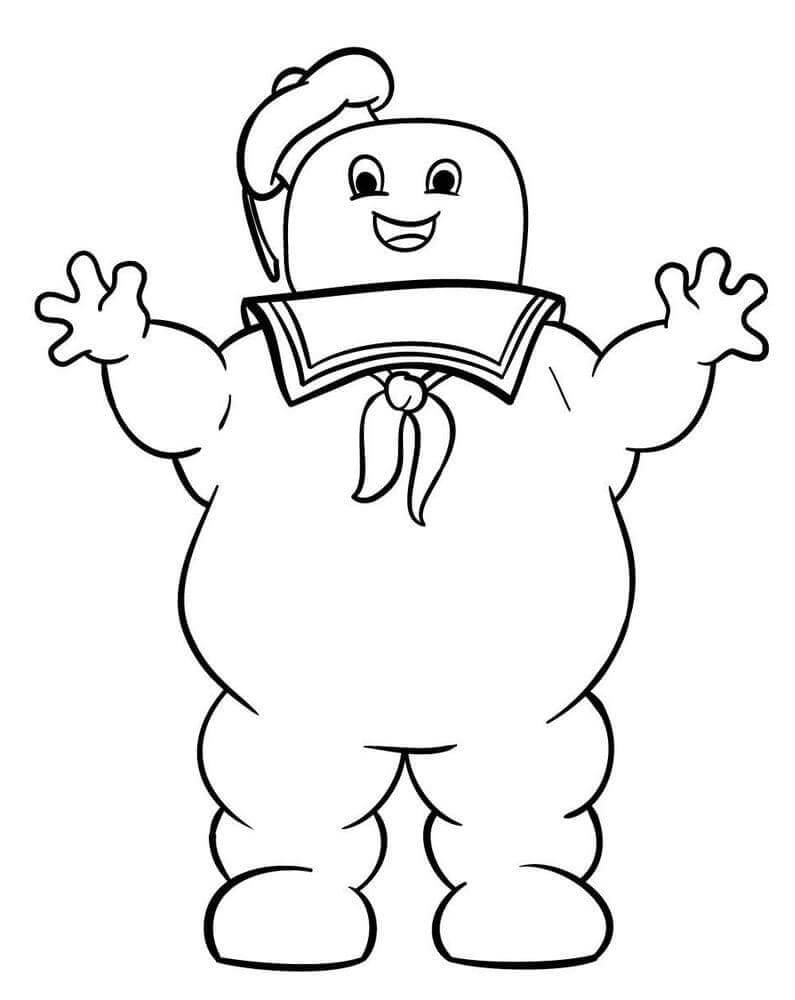 Dibujo de Cazafantasmas Divertidos para Colorear