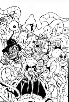 Dibujo de Todo Fantasma de los Cazafantasmas para Colorear