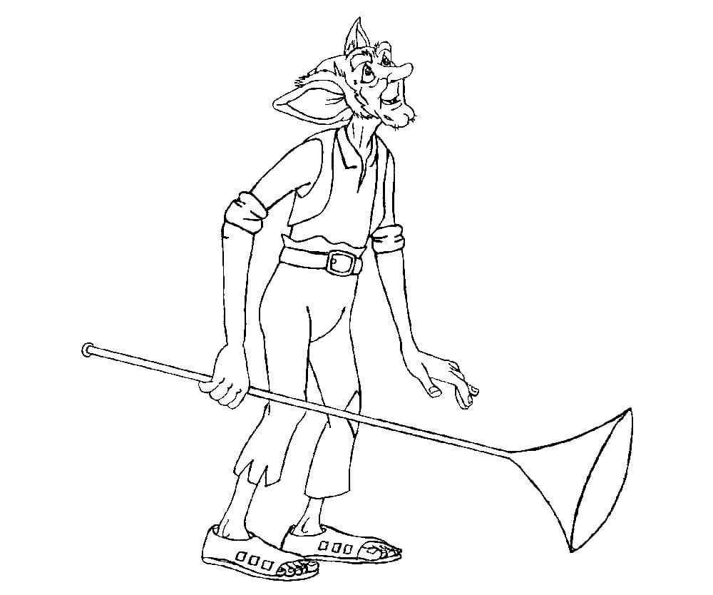 Dibujo de Bonito Gigante para Colorear