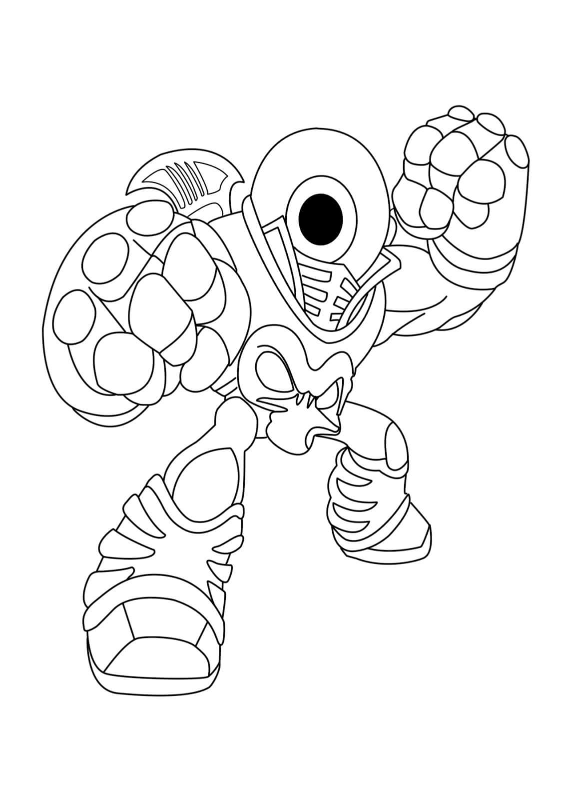 Dibujo de Gigante Impresionante para Colorear