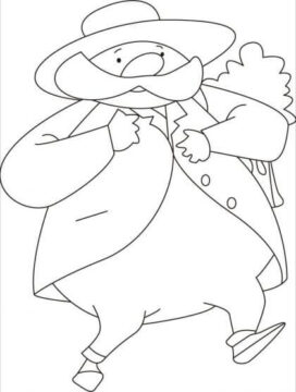 Dibujo de Viejo Gigante para Colorear