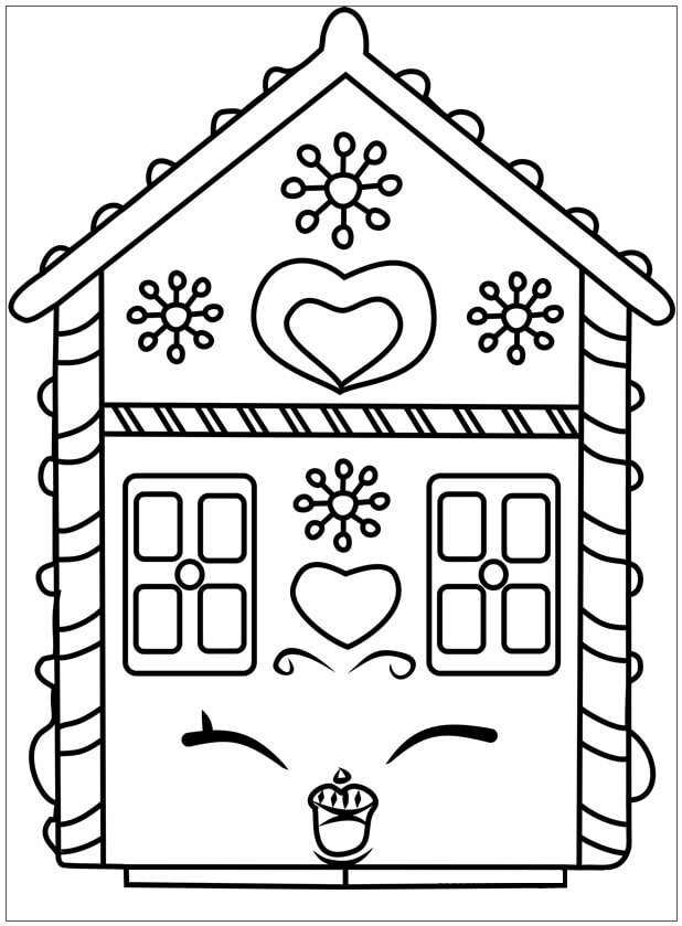 Dibujo de Jengibre Fred Shopkins para Colorear