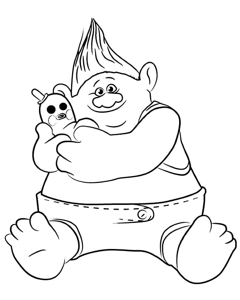Dibujo de Biggie para Colorear
