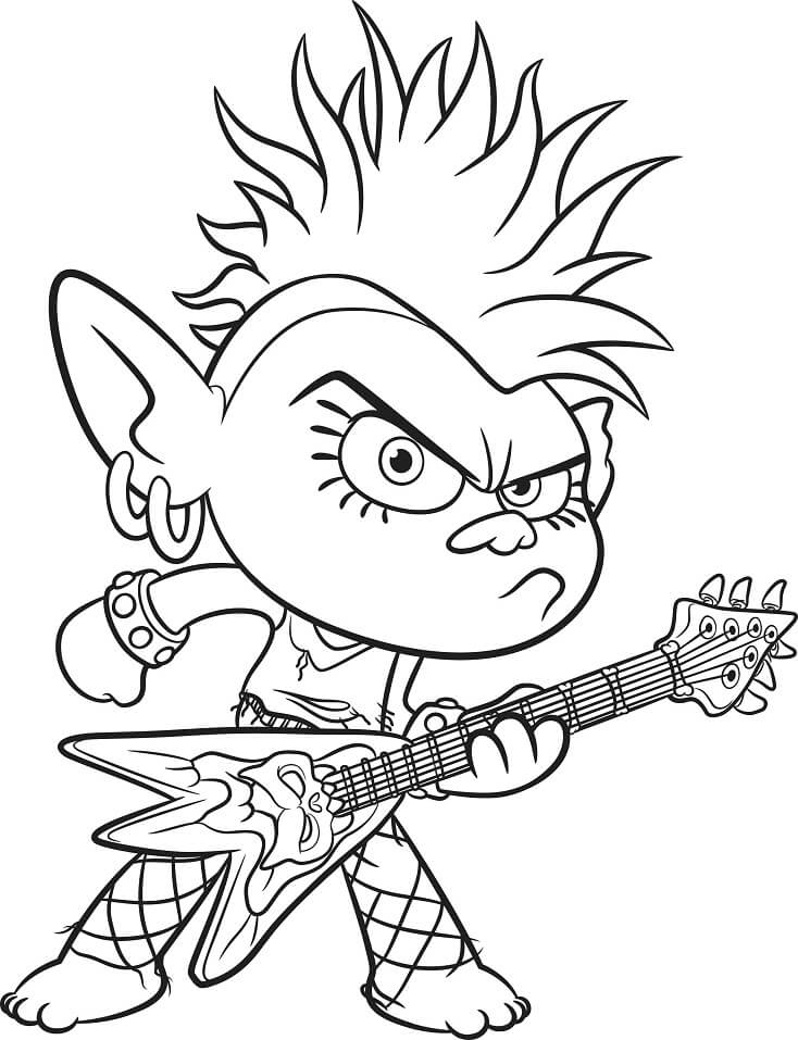 Dibujo de Reina Barb para Colorear