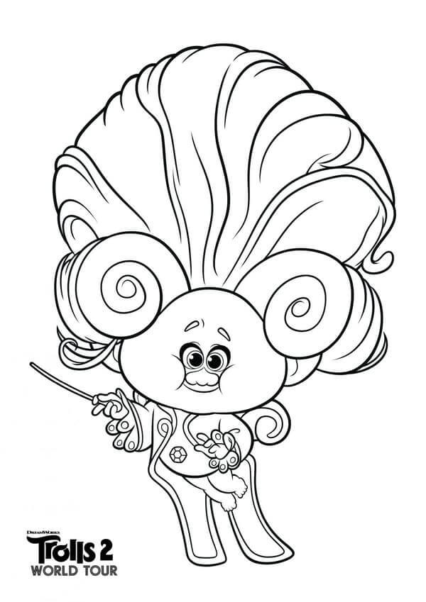 Dibujo de Trollzart para Colorear