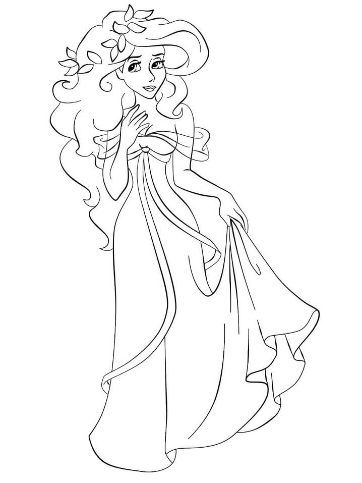 Dibujo de Disney Giselle para Colorear