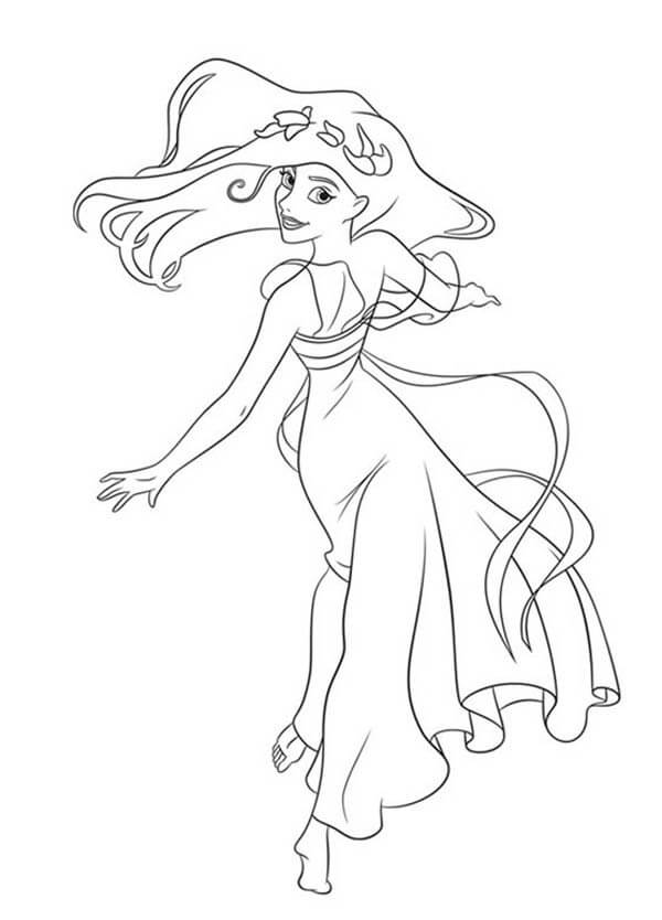 Dibujo de Encantadora Giselle para Colorear