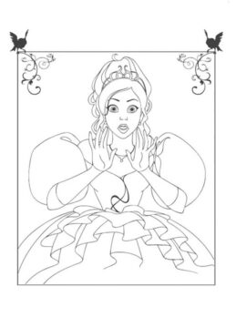 Dibujo de Sorpresa Giselle para Colorear