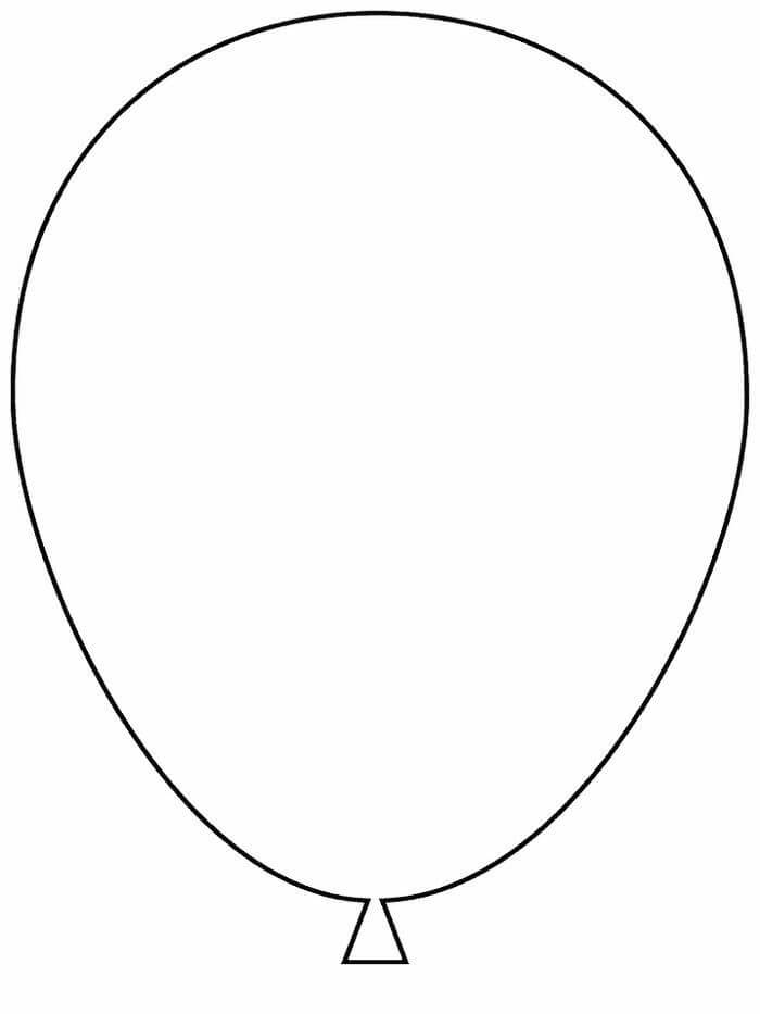 Dibujo de Globo Bsico para Colorear