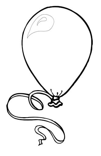 Dibujo de Gran Globo para Colorear