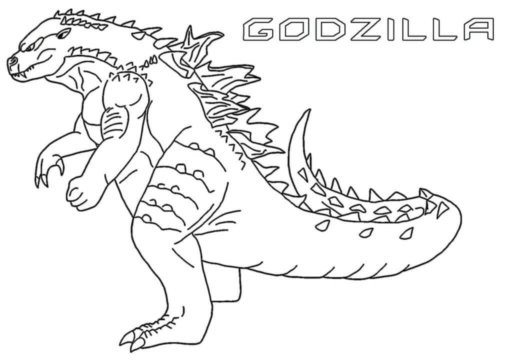 Dibujo de Godzilla para Nio para Colorear