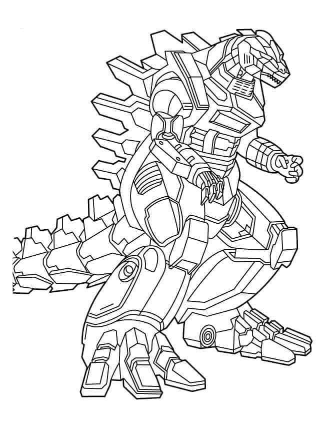 Dibujo de Mechagodzilla para Colorear