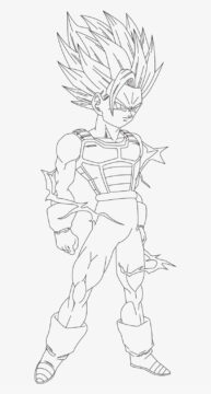 Dibujo de Gohan Ssj2 para Colorear