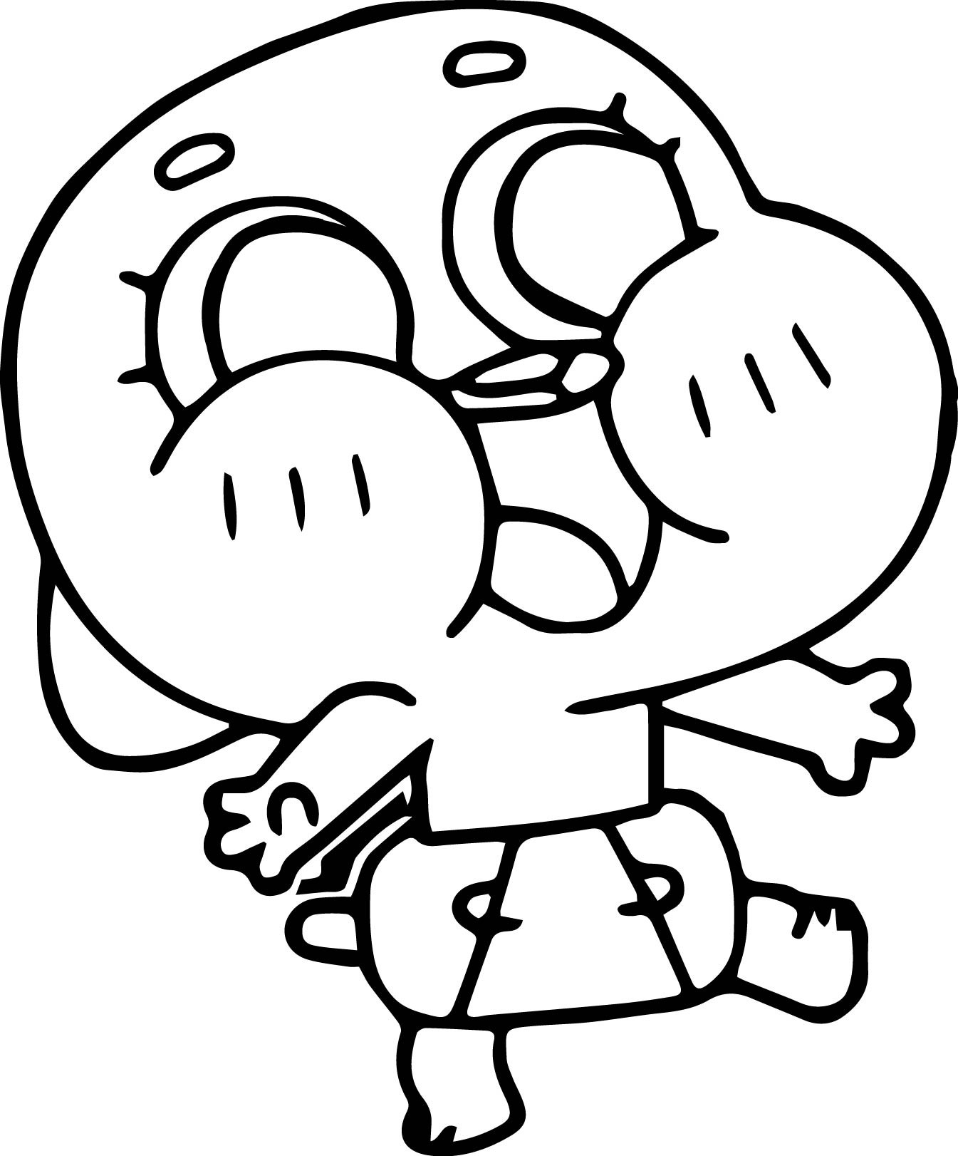 Dibujo de Linda bebé Goma de Mascar para Colorear