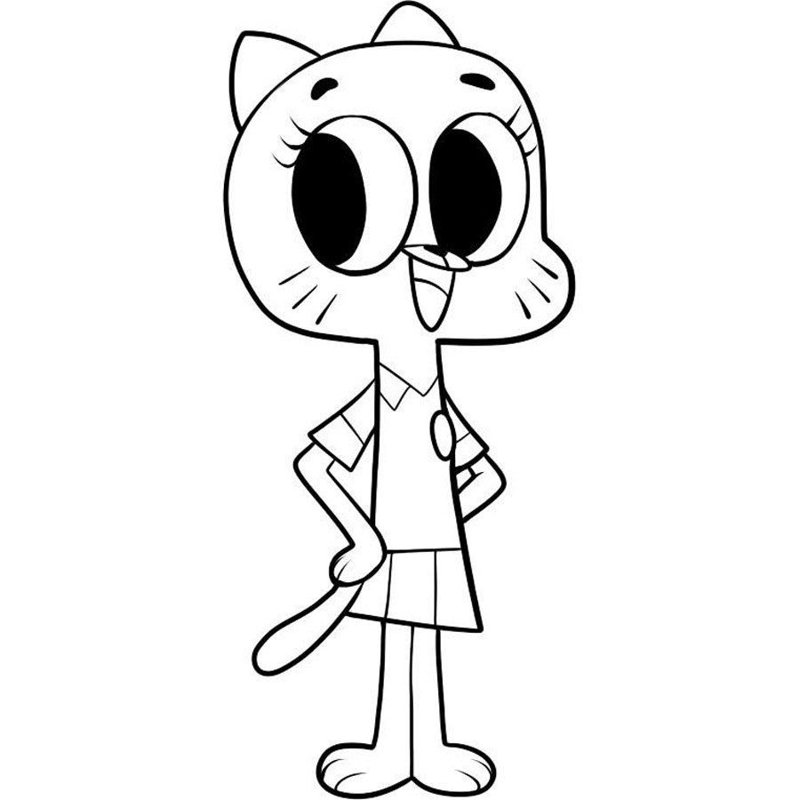 Dibujo de Nicole Watterson para Colorear