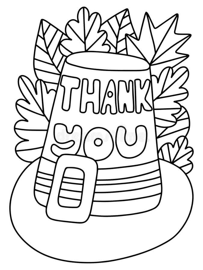 Dibujo de Genial Gracias para Colorear