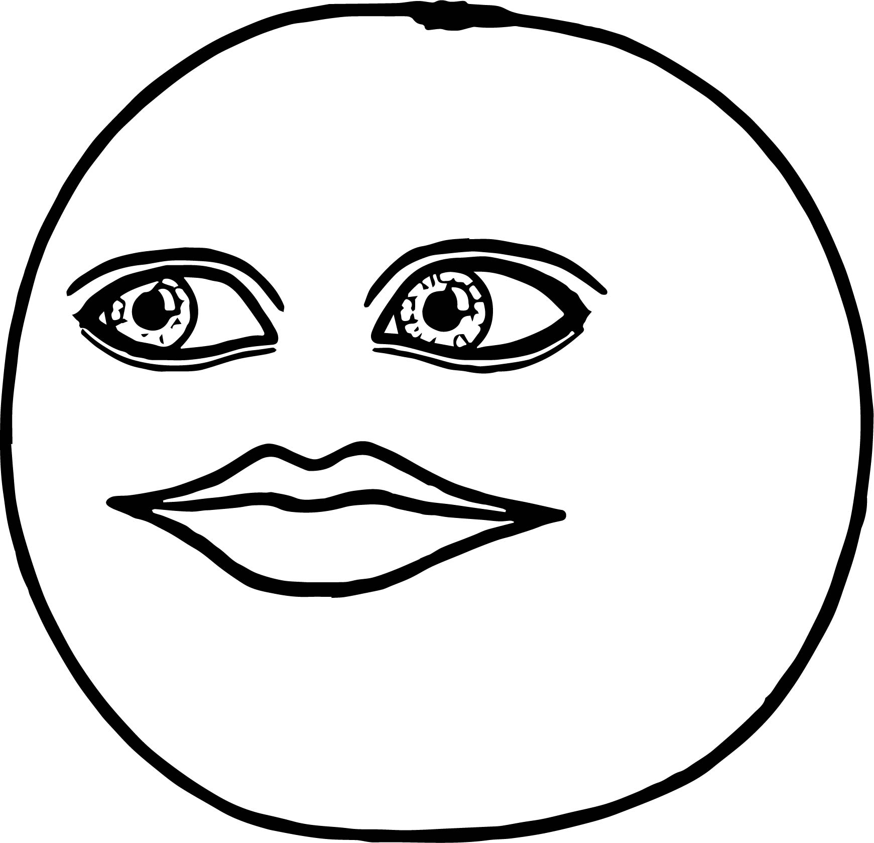 Dibujo de El Molesto Farfan Naranja para Colorear