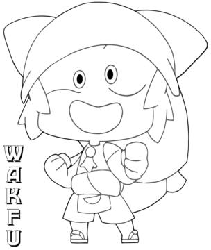 Dibujo de Wakfu Divertido para Colorear