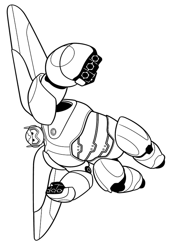 Dibujo de Baymax 2 0 para Colorear