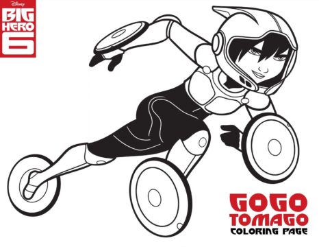Dibujo de Ir Ir Tomago Corriendo para Colorear