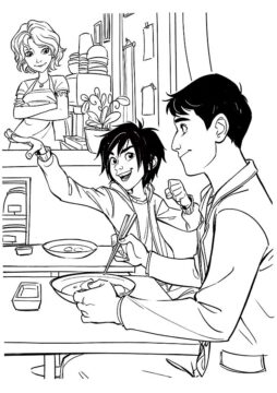 Dibujo de Kas Hiroan D sin Embargo para Colorear