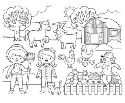 Dibujo de Linda Granja para Colorear