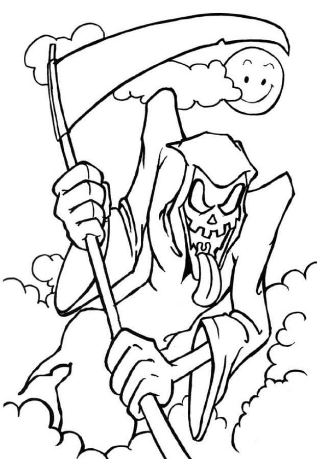 Dibujo de Parca Aterradora 2 para Colorear