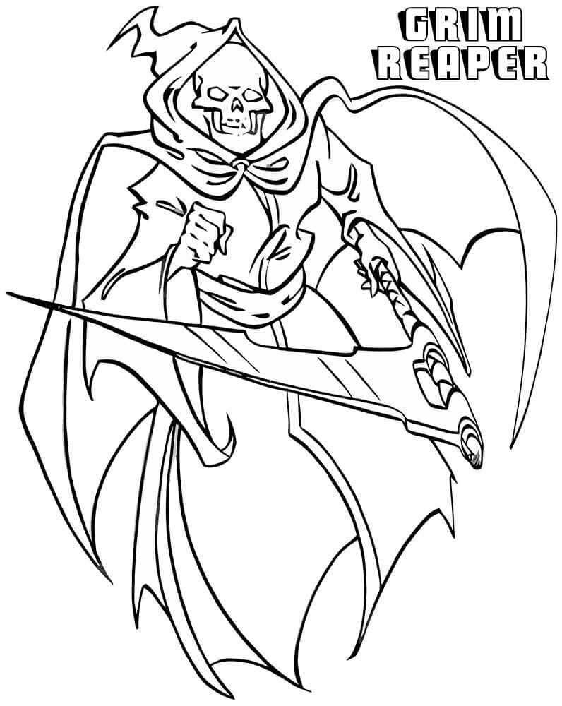Dibujo de Parca Volando para Colorear