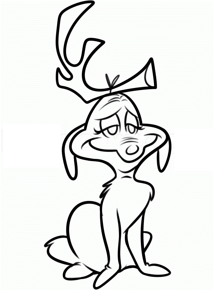 Dibujo de Max Divertido Sonriendo para Colorear