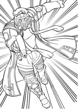 Dibujo de Señor de las Estrellas Guardian para Colorear