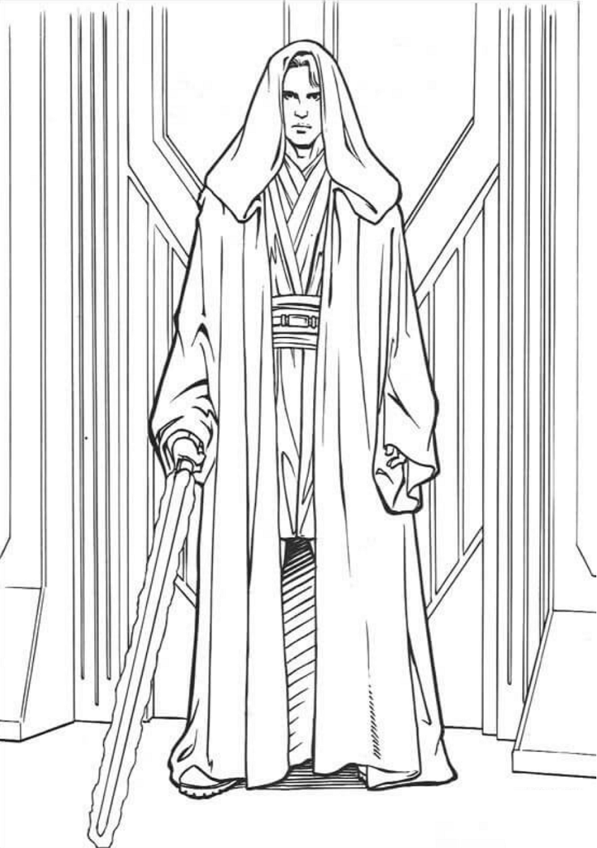 Dibujo de Anakin Skywalker para Colorear