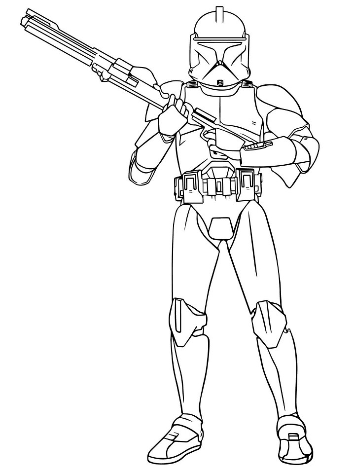 Dibujo de Boba Fett para Colorear