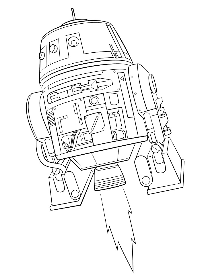 Dibujo de Chopper Rebeldes para Colorear