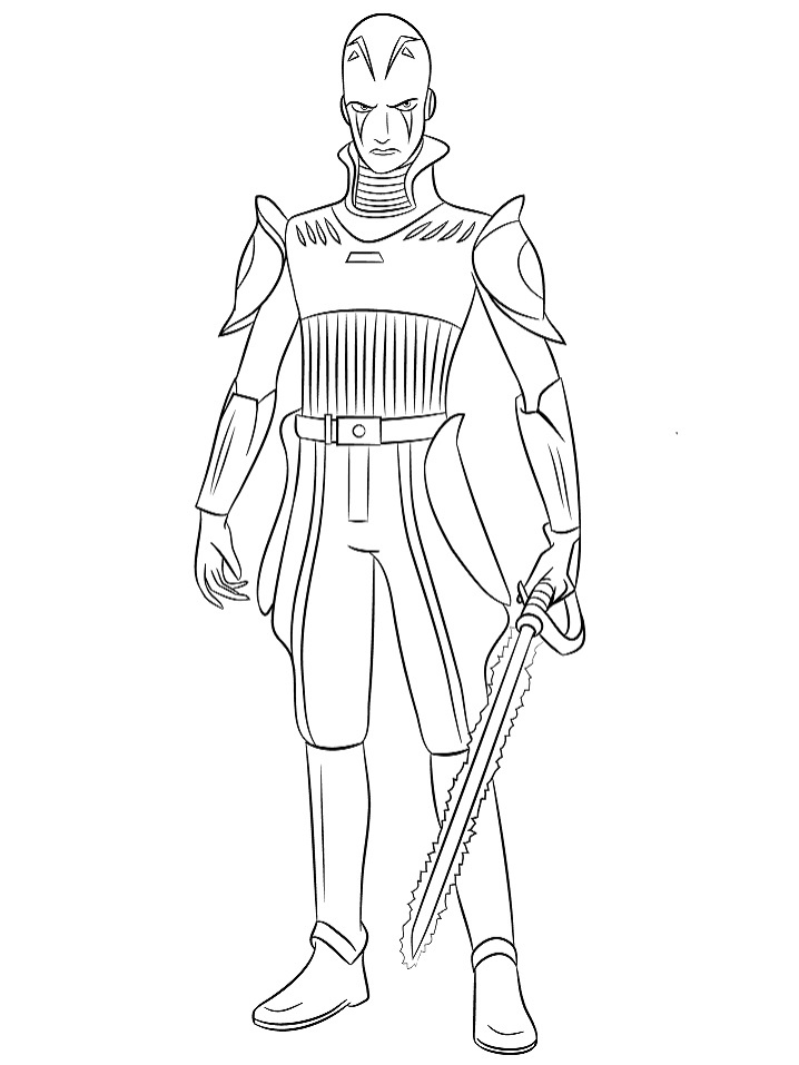 Dibujo de El Inquisidor para Colorear