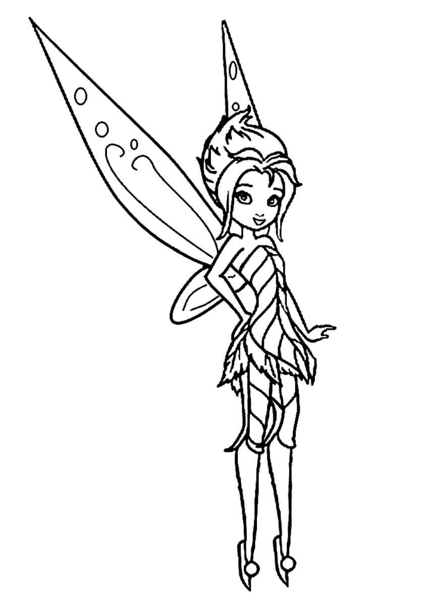 Dibujo de Bigaro de Hadas para Colorear