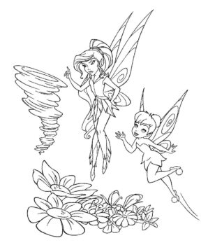Dibujo de Hadas Disney para Colorear