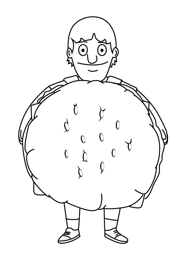 Dibujo de Gene Belcher para Colorear