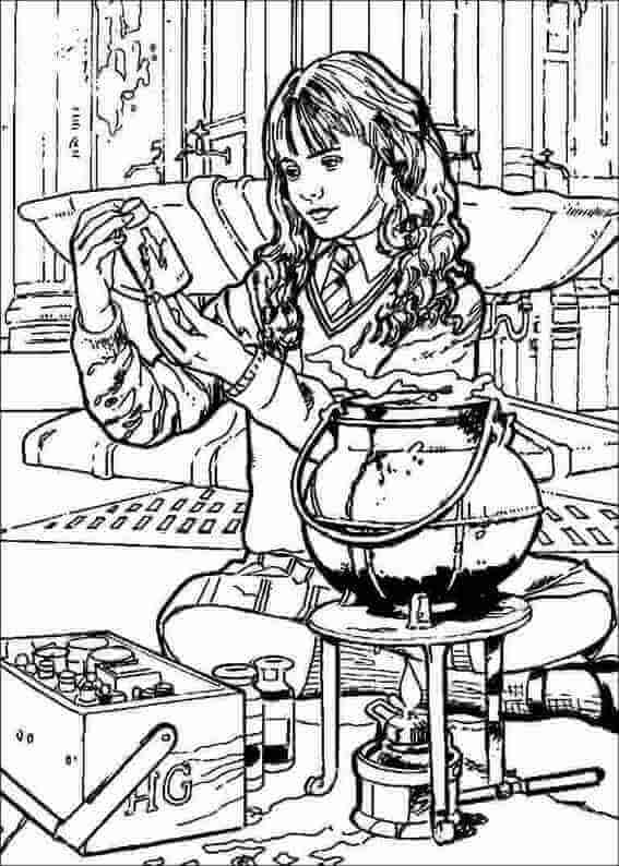 Dibujo de Buena Hermione Granger para Colorear