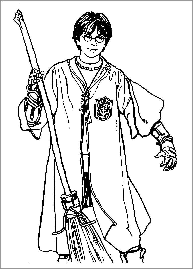 Dibujo de Harry Potter para Colorear