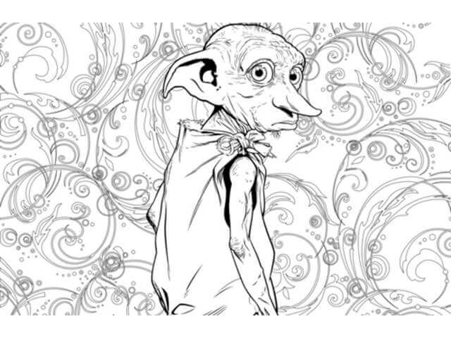 Dibujo de Dobby Lindo para Colorear