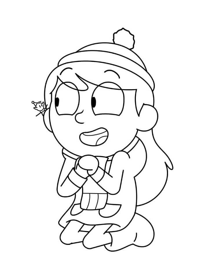 Dibujo de Hilda Gracioso para Colorear