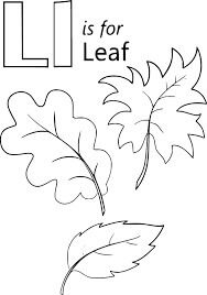 Dibujo de L Es para Hoja para Colorear