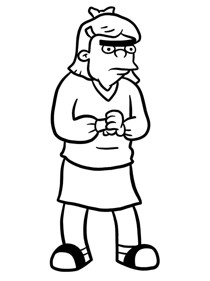 Dibujo de Patricia Big Patty para Colorear