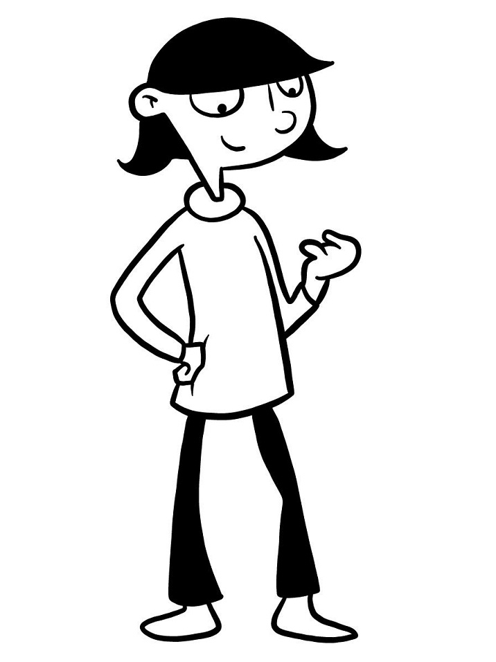 Dibujo de Rhonda de Hey Arnold para Colorear